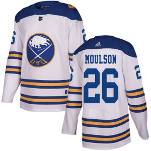 Herren Buffalo Sabres Eishockey Trikot Matt Moulson #26 Authentic Weiß 2018 Winter Classic